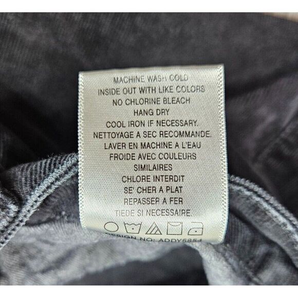 Joe's Womens Size 27 Pockets Black Corduroy Pants - Picture 6 of 11